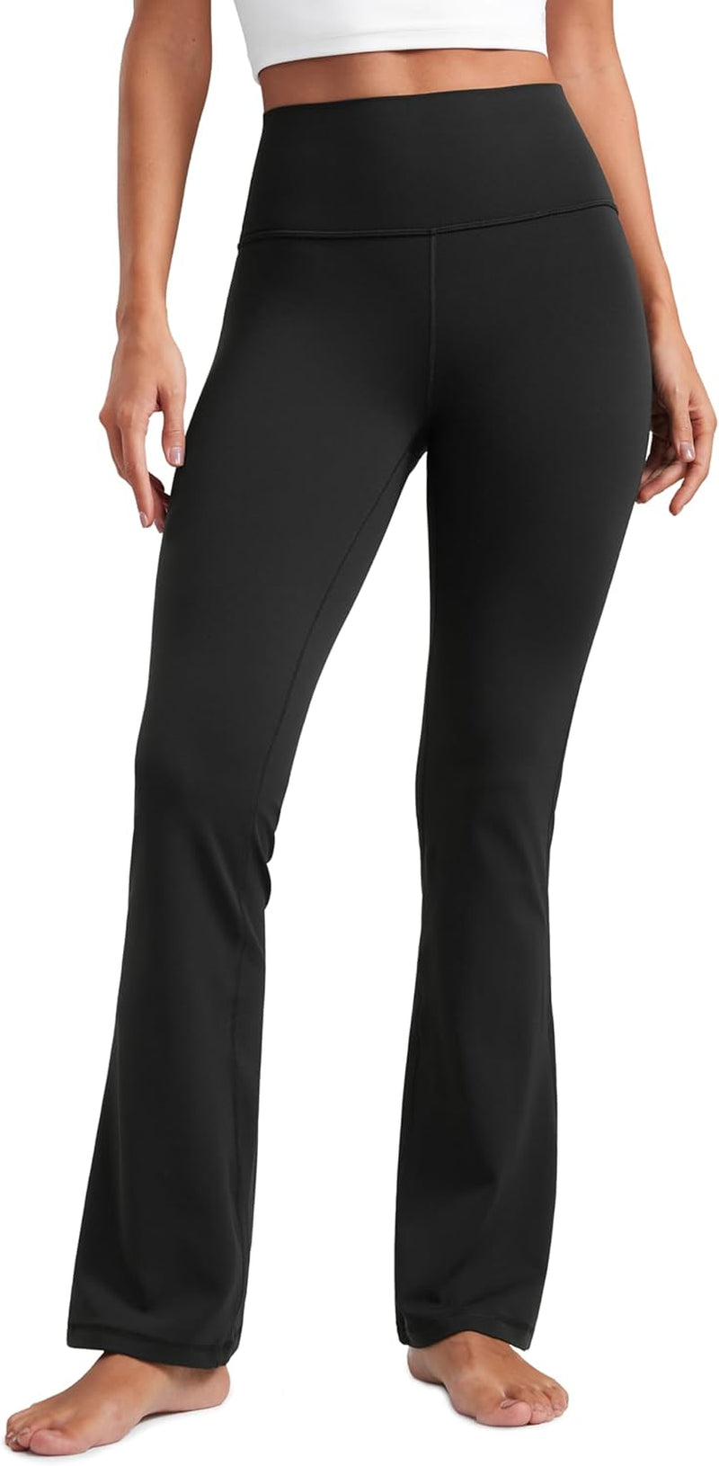 Womens Butterluxe High Waist Flare Pants 29" / 30.5" / 32" / 33.5" - Yoga Bootcut Wide Leg with Pocket Lounge