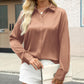 Satin Blouses for Women Silk Button down Shirts Long Sleeve Business Casual Tops