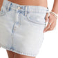 Women'S Low-Rise Denim Mini Skir