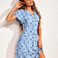 Women'S Nightgown Short Flare Sleeve Sleepshirt V-Neck Sleepwear Soft Nightshirt Pajama Dress S-XXL