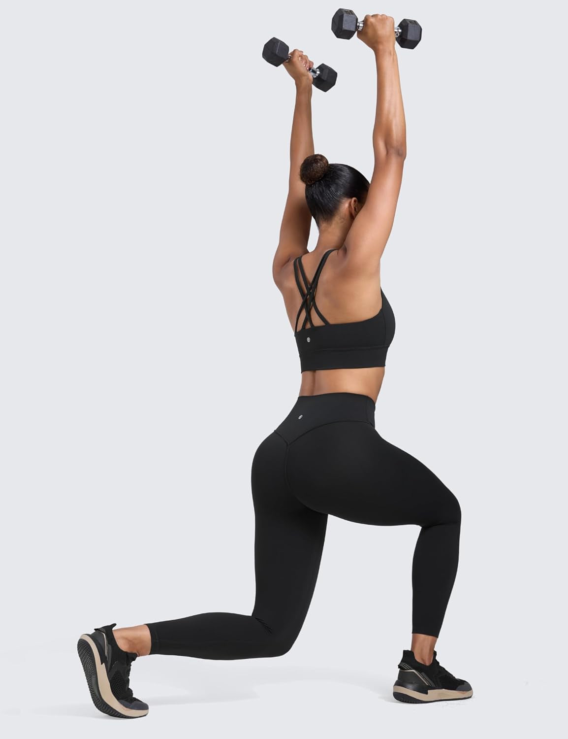 Secretsculpt Womens Butterlift Scrunch Butt Workout Leggings 25" - No Front Seam High Waisted Yoga Pants Booty