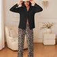 Women'S Pajamas Sets Button down Long Sleeve Lounge Sets Soft 2 Piece Pants Sleepwear