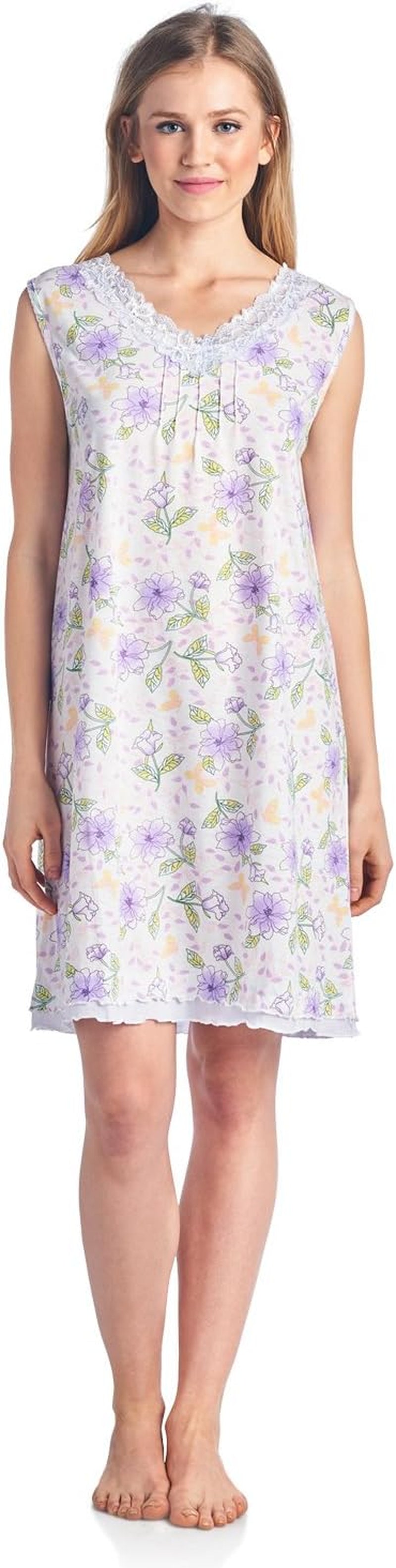 Women'S Sleepwear 2 Piece Nightgown and Robe Set