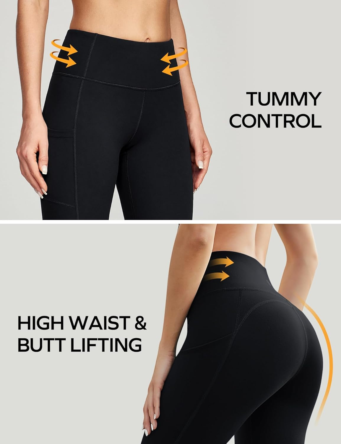 Women'S Yoga Pants with Pockets Leggings for Women Tummy Control Workout Leggings for Women Compression Leggings