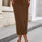 Corduroy Skirt Women Fall Fashion 2025 High Waisted Pencil Midi Skirts Business Casual Work Office Winter Outfit