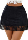 Mini Skirt Lace Skirt for Women Sexy Half Slips Short Going Out Skirt Y2K Summer Skirts