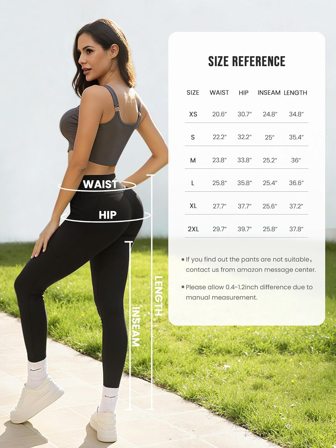 Leggings for Women with Pockets Yoga Pants for Women High Waisted Crossover Workout Leggings Lounge Yoga Pants
