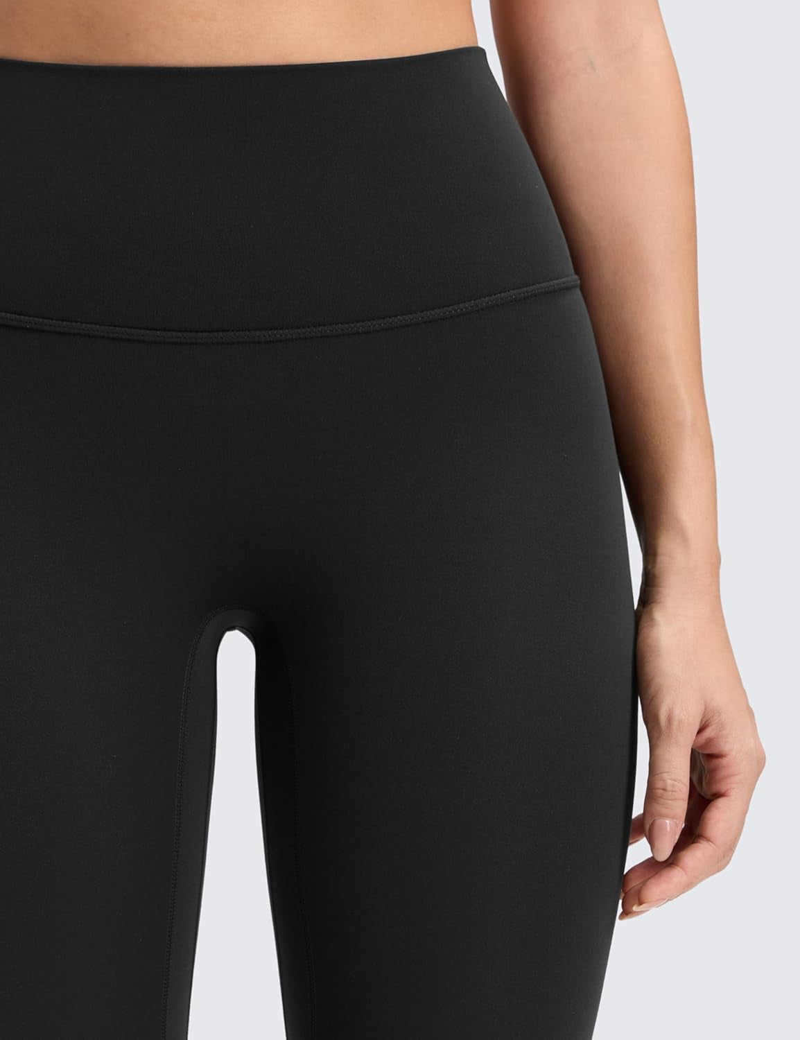 Womens Butterluxe No Front Seam Yoga Leggings 25" - High Waisted Lounge Pants Pilates Workout Athletic Buttery Soft