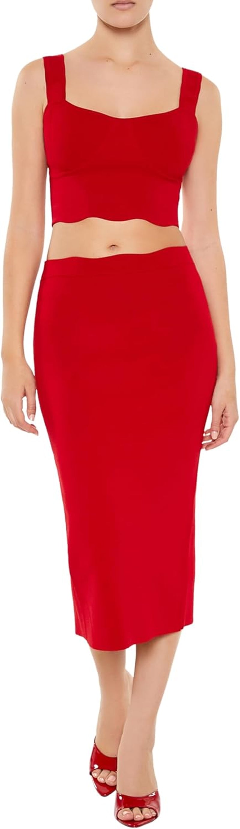 Women'S Sweater-Knit Midi Skirt