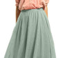Women'S Girls Long Flowy Bohemian Cotton Linen Casual Maxi Skirt for Summer Beach Holiday