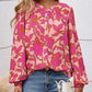 Women'S Floral Button down Blouse 2025 Fall Fashion Dressy Casual Long Sleeve Oversized Shirts Top Boho Clothes