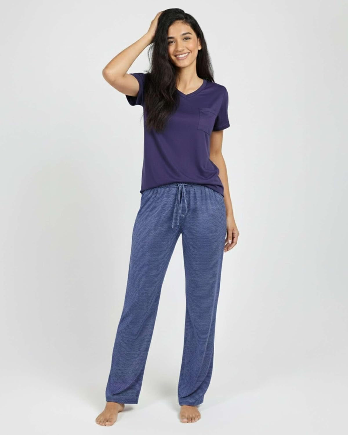 2 Pack: Women'S Comfy Pajama Sets - Short & Long Sleeve Ladies Loungewear Sleepwear Pjs (Available in Plus)