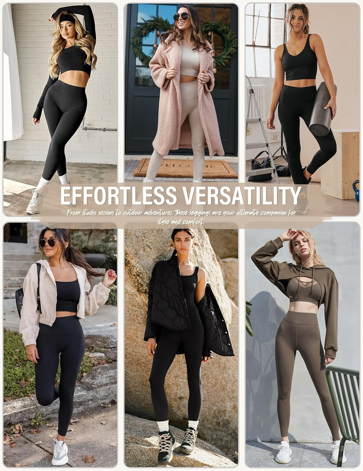 High Waisted Leggings for Women Buttery Soft Full Length Capri Workout Yoga Pants