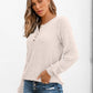 Long Sleeve Henley Shirts Women'S Business Casual Lightweight Tunic Sweater Tops
