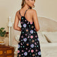 Women Nightgowns Sleeveless Sleepwear Spaghetti Strap Racerback Pajama Dress Nightshirt S-XXL