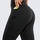 Womens Butterluxe Workout Leggings 25 Inches - High Waisted Gym Yoga Pants with Pockets Buttery Soft