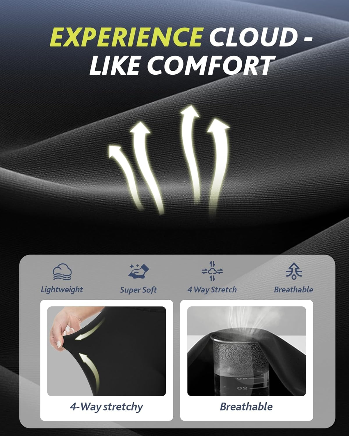 4 Pack Capri Leggings for Women - High Waisted Capris Tummy Control Yoga Pants with Pockets Workout Cycling Tights