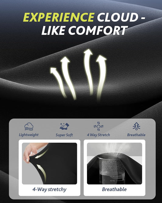 4 Pack Capri Leggings for Women - High Waisted Capris Tummy Control Yoga Pants with Pockets Workout Cycling Tights