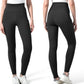 Fleece Lined Leggings for Women - High Waisted Workout Leggings for Women Running Exercise