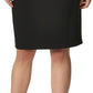 Womens Classic Fit Straight Lux Suit Skirt (Regular and plus Size)