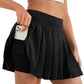 Pleated Skirts for Women High Waisted Tennis Skirt Athletic Skorts with Pockets Shorts Workout Golf Skort