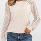 Womens Long Sleeve Work Shirts Lace Trendy Dressy Tops Fall Fashion Lightweight Sweaters Business Casual Blouses