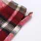 Womens Wool Plaid Mini Skirt Fall Winter High Waisted Bodycon Pencil Skirt