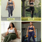 Leggings for Women plus Size-High Waisted L-XL-6XL Tummy Control Soft Yoga Pants for Workout Running