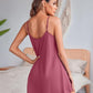 Women Lace Nightgown Sexy Spaghetti Strap Cami Sleeveless Chemise Sleepwear Sleep Dress