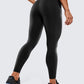 Womens Brushed Naked Feeling Workout Leggings 25" - High Waisted Gym Compression Tummy Control Yoga Pants