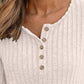 Long Sleeve Henley Shirts Women'S Business Casual Lightweight Tunic Sweater Tops