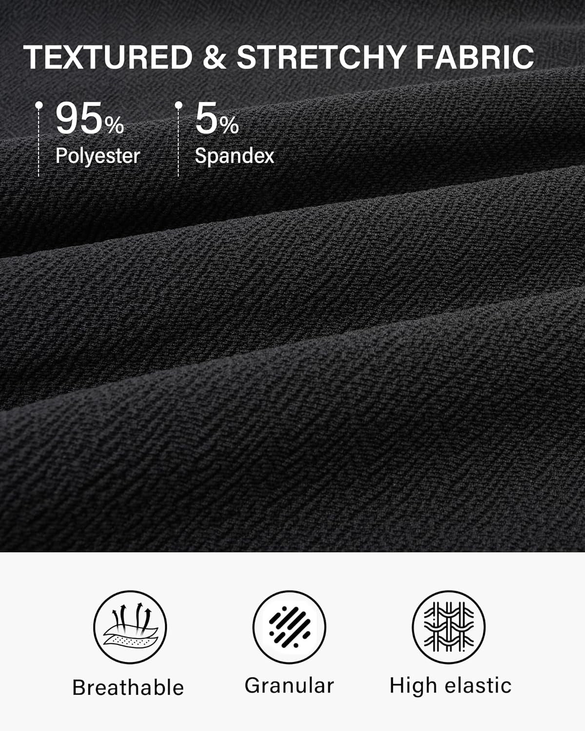 Women'S 20" Knee Length Skirts with Pockets Casual Basic Midi Skirt Stretchy High Waisted Skater Flared Pleated