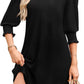 Women'S Summer Dresses 3/4 Puff Sleeve Casual Sundress Dress with Pockets Beach Vacation 2025 Fashion