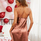 Sleepwear Women'S Satin Nightgown with Robes Set 2 Piece Sexy Lace Cami Nightwear