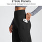 Women'S Petite Fleece Lined Leggings with Pockets, 25" Thermal Winter Warm High Waisted Thick 7/8 Yoga Pants