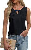 Womens Summer Tank Top Sleeveless Business Casual Outfits 2025 Basic Loose Dressy Work Shirt