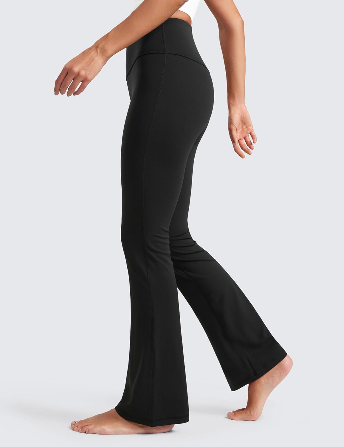 Womens Butterluxe High Waist Flare Pants 29" / 30.5" / 32" / 33.5" - Yoga Bootcut Wide Leg with Pocket Lounge
