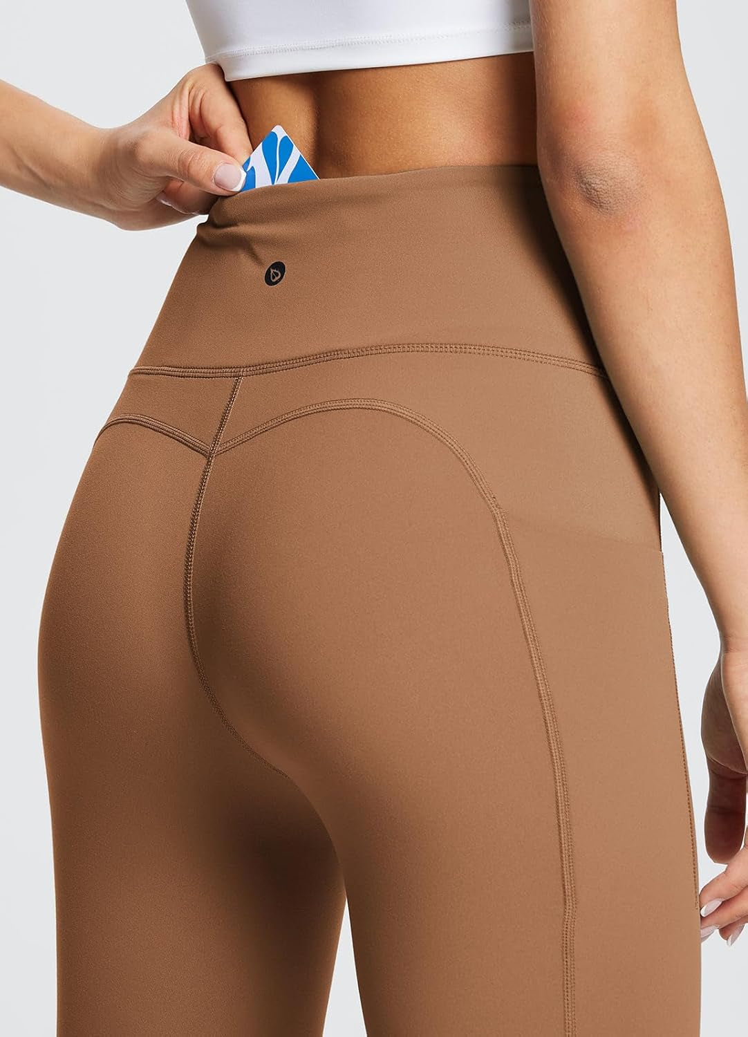 Women'S Leggings with Pockets Black Tummy Control Workout High Waisted Athletic 7/8 Ultra Soft Gym Yoga Ankle Pants