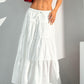 Women'S Boho Skirt Flowy Flared Ruffle Summer Long Maxi Skirts Going Out Outfits