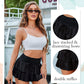 Women'S Mini Skirt High Waisted Layered Ruffle Skirts Tiered Short Skirt Lingerie Y2K