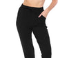 Women'S Jogger Track Cuff Sweatpants with Pockets for Yoga, Workout
