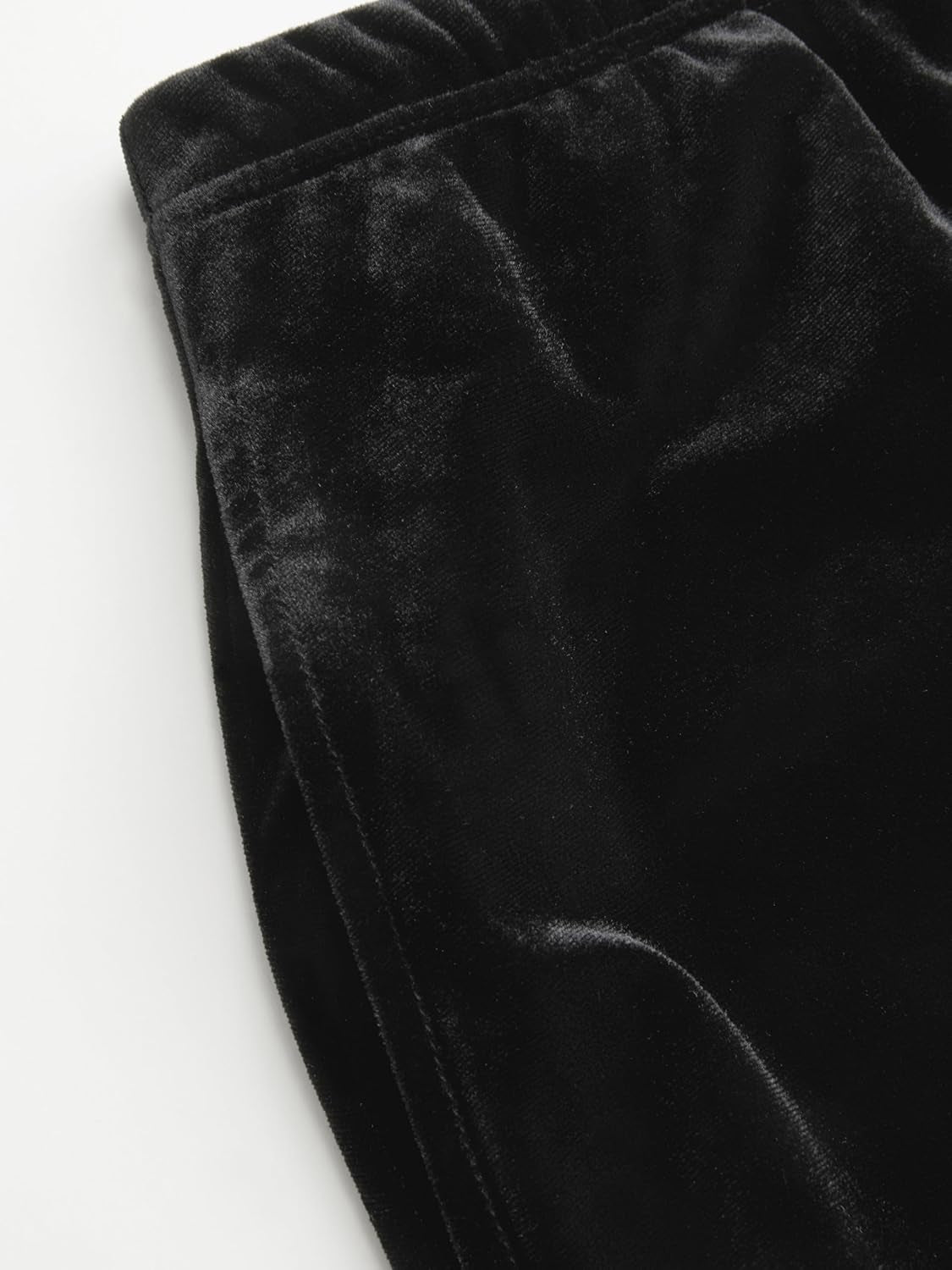 Womens Velvet Skirt A-Line Elastic Waist Casual Skirt