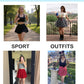 Mini Skirts for Women Basic Skater Pleated Flowy High Waisted Casual Short Skirt