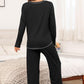 Women'S Pajama Set 2025 Lounge Sets Long Sleeve Sleepwear Soft 2 Piece Pjs with Pockets