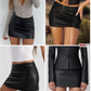 Stretchy Mini Skorts Low Waist Skirt with Shorts Side Slit 2025 Sports Daily Going Out Outfits