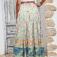 Summer Maxi Skirts for Women 2025 Fashion Boho Long Skirt Trendy Floral High Waist a Line Beach Skirt Vacation Outfit