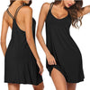 Women'S V Neck Sleeveless Nightgown
