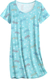 Nightgowns for Women Cotton Sleepshirts Short Sleeve Nightshirt Tshirt Night Gown Casual Sleepdress Comfy Nightdress