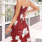 Summer Dresses for Women Beach Cover Ups Strapless Boho Floral Print Sundress