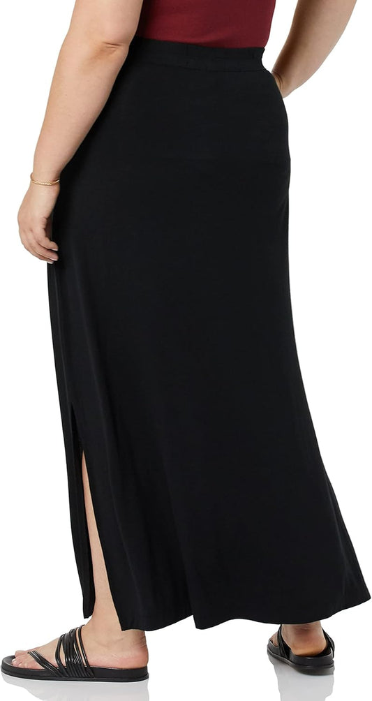 Women'S Lightweight Knit Maxi Skirt